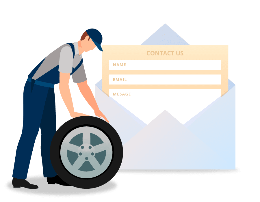 Kontakt z auto serwisem